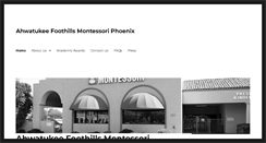 Desktop Screenshot of ahwatukeefoothillsmontessori.com